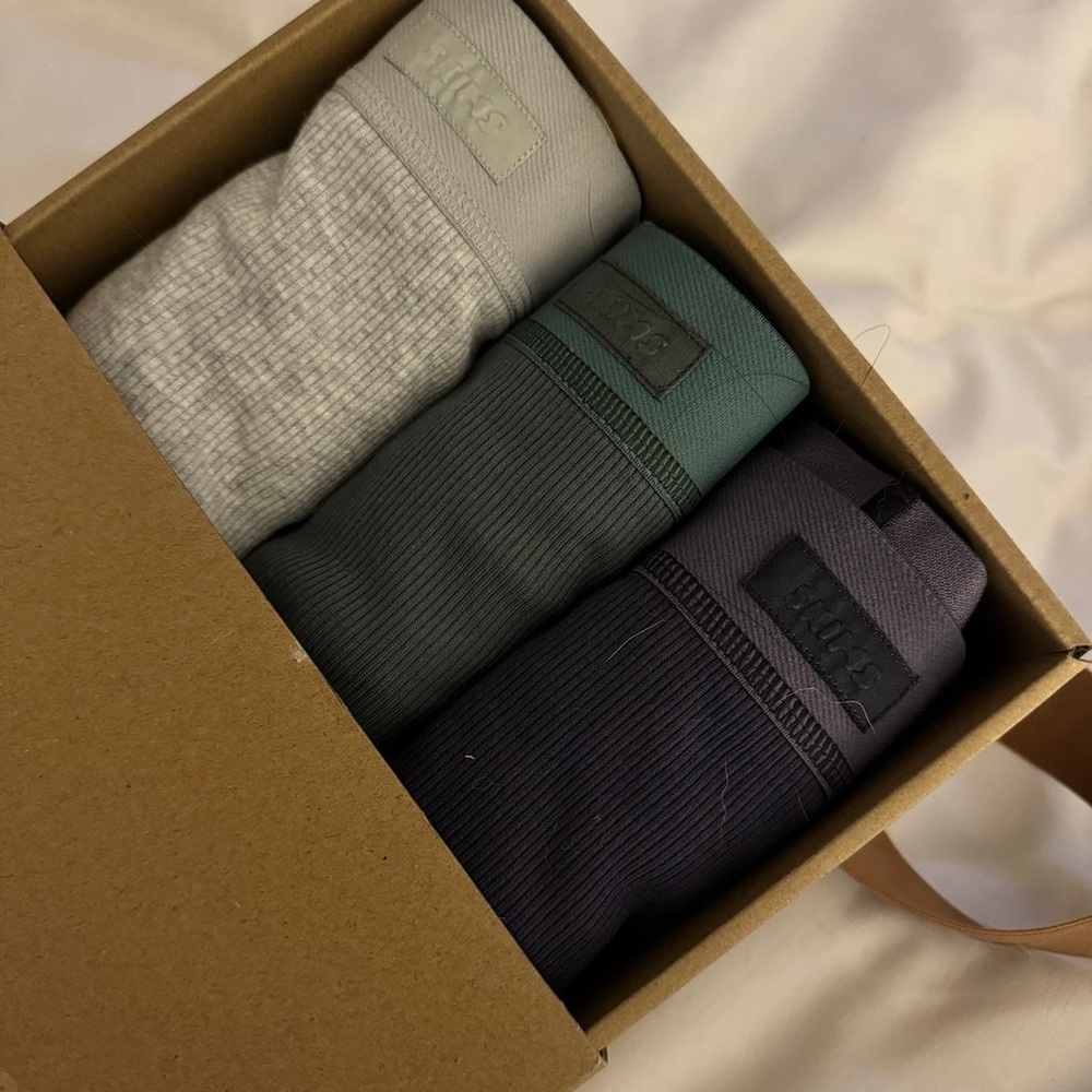 Men's Underwear Set - Gray, Green, Black